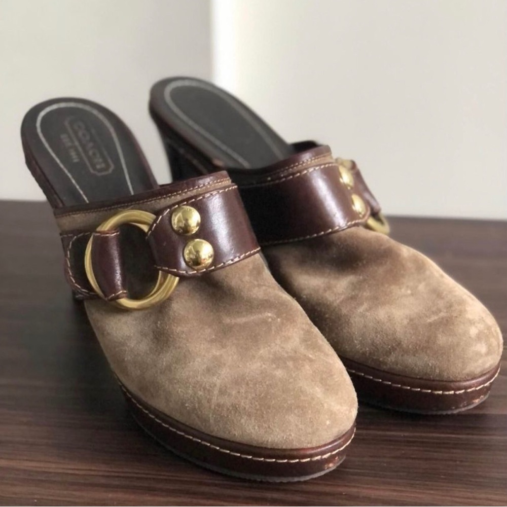 Vintage Coach Mules Clogs
